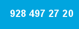 928 497 27 20 928 497 27 20
